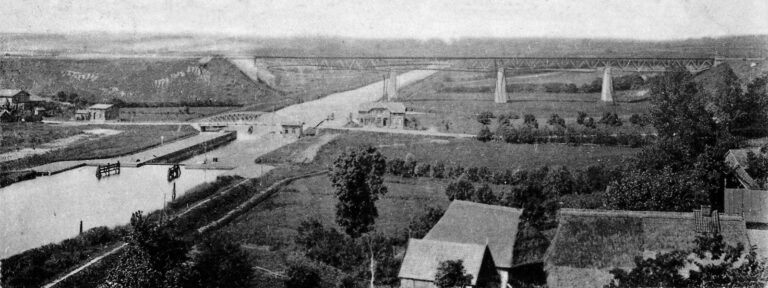 Blick vom Kirchturm um 1900