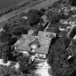 Luftaufnahme des Hauses Heinrich Schwarz, 30er Jahre