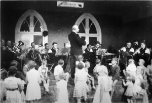 Konzert auf dem Schützenhof in Ratzeburg 1956