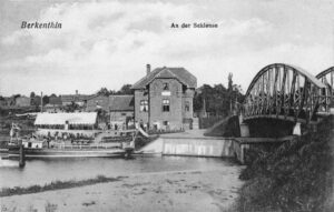 An der Schleuse um 1910 Quelle: G. Weinberger